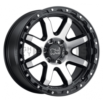 Black Rhino Wheel Coyote - 18 x 9 Black With Natural Face And Stainless Bolt - 1890CYT068165B22