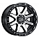 Black Rhino Wheel Coyote - 18 x 9 Black With Natural Face And Stainless Bolt - 1890CYT068165B22
