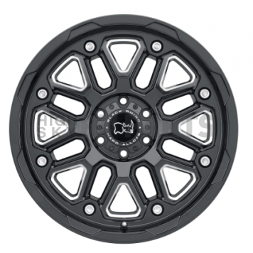 Black Rhino Wheel Hollister - 18 x 9.5 Black With Natural Accents - 1895HSR068165B22-2