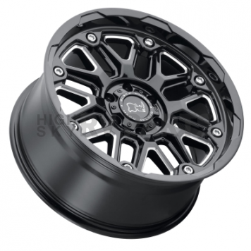 Black Rhino Wheel Hollister - 18 x 9.5 Black With Natural Accents - 1895HSR068165B22-1