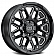 Black Rhino Wheel Hollister - 18 x 9.5 Black With Natural Accents - 1895HSR068165B22