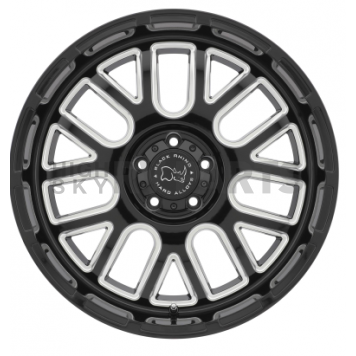 Black Rhino Wheel Pismo - 18 x 9.5 Black With Natural Accents - 1895PIS065150B10-1