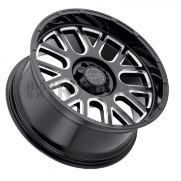 Black Rhino Wheel Pismo - 18 x 9.5 Black With Natural Accents - 1895PIS065150B10-2