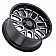 Black Rhino Wheel Pismo - 18 x 9.5 Black With Natural Accents - 1895PIS065150B10
