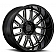 Black Rhino Wheel Pismo - 18 x 9.5 Black With Natural Accents - 1895PIS065150B10