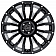 Black Rhino Wheel Pinatubo - 18 x 9.5 Black With Natural Accents - 1895PNT065150B10