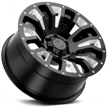 Black Rhino Wheel Pinatubo - 18 x 9.5 Black With Natural Accents - 1895PNT065150B10-1