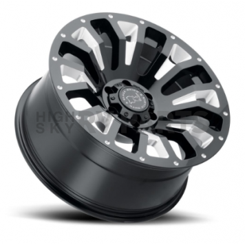 Black Rhino Wheel Pinatubo - 18 x 9.5 Black With Natural Accents - 1895PNT066135B87-1