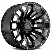 Black Rhino Wheel Pinatubo - 18 x 9.5 Black With Natural Accents - 1895PNT068165B22