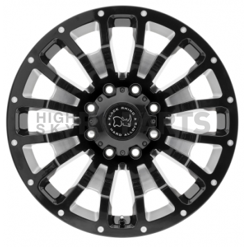 Black Rhino Wheel Pinatubo - 18 x 9.5 Black With Natural Accents - 1895PNT068165B22-2