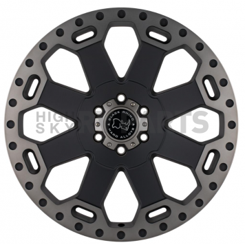 Black Rhino Wheel Warlord - 20 x 9 Black With Natural Dark Tint Lip - 2090WAR-26140M12-2