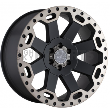 Black Rhino Wheel Warlord - 20 x 9 Black With Natural Dark Tint Lip - 2090WAR-26140M12