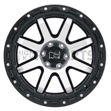 Black Rhino Wheel Coyote - 18 x 9 Black With Natural Face And Stainless Bolt - 1890CYT126135B87-1