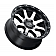Black Rhino Wheel Coyote - 18 x 9 Black With Natural Face And Stainless Bolt - 1890CYT126135B87