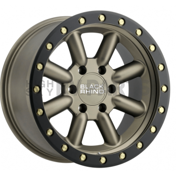 Black Rhino Wheel Hachi - 18 x 9 Bronze With Black Lip - 1890HCH125150Z10