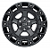 Black Rhino Wheel Cinco - 18 x 9.5 Black With Stainless Bolts - 1895CNC-85127B71
