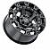 Black Rhino Wheel Cinco - 18 x 9.5 Black With Stainless Bolts - 1895CNC-85127B71