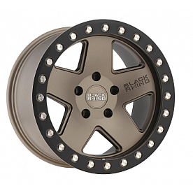 Black Rhino Wheel Crawler - 18 x 9.5 Bronze With Black Lip Ring - 1895CRL-85127Z71