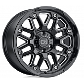 Black Rhino Wheel Hollister - 18 x 9.5 Black With Natural Accents - 1895HSR-88165B22