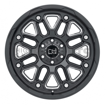 Black Rhino Wheel Hollister - 18 x 9.5 Black With Natural Accents - 1895HSR-88165B22-2