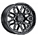 Black Rhino Wheel Hollister - 18 x 9.5 Black With Natural Accents - 1895HSR-88165B22