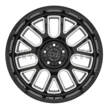 Black Rhino Wheel Pismo - 18 x 9.5 Black With Natural Accents - 1895PIS-85127B71-2