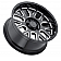 Black Rhino Wheel Pismo - 18 x 9.5 Black With Natural Accents - 1895PIS-85127B71