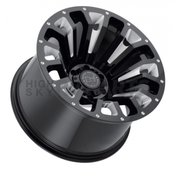 Black Rhino Wheel Pinatubo - 18 x 9.5 Black With Natural Accents - 1895PNT-88165B22-2