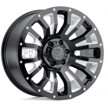 Black Rhino Wheel Pinatubo - 18 x 9.5 Black With Natural Accents - 1895PNT-88165B22