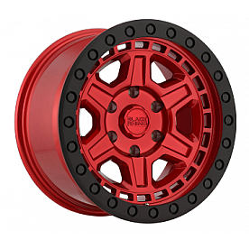 Black Rhino Wheel Reno - 18 x 9.5 Candy Red With Black Lip And Bolts - 1895REN-85127R71