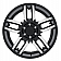 Black Rhino Wheel Mesa - 20 x 9 Black With Natural Face - 2090MSA126140F12