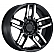 Black Rhino Wheel Mesa - 20 x 9 Black With Natural Face - 2090MSA126140F12