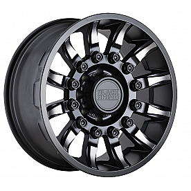 Black Rhino Wheel Mission - 20 x 9 Black With Natural Tinted Accents - 2090MSN126140M12