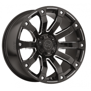 Black Rhino Wheel Selkirk - 20 x 9 Black With Natural Accents - 2090SLK125150B10