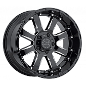 Black Rhino Wheel Sierra - 20 x 9 Black With Natural Accents - 2090SRA125150B10