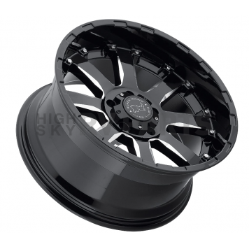 Black Rhino Wheel Sierra - 20 x 9 Black With Natural Accents - 2090SRA125150B10-2