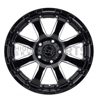 Black Rhino Wheel Sierra - 20 x 9 Black With Natural Accents - 2090SRA125150B10-1