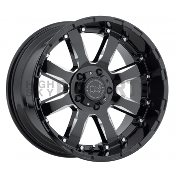 Black Rhino Wheel Sierra - 20 x 9 Black With Natural Accents - 2090SRA125150B10