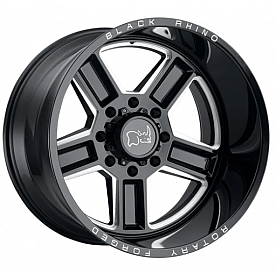 Black Rhino Wheel Canon - 20 x 9.5 Black With Natural Accents - 2095CAN126135B87