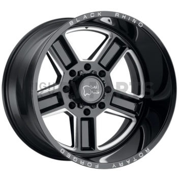 Black Rhino Wheel Canon - 20 x 9.5 Black With Natural Accents - 2095CAN126135B87