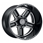 Black Rhino Wheel Canon - 20 x 9.5 Black With Natural Accents - 2095CAN128165B22