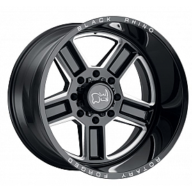 Black Rhino Wheel Canon - 20 x 9.5 Black With Natural Accents - 2095CAN128165B22