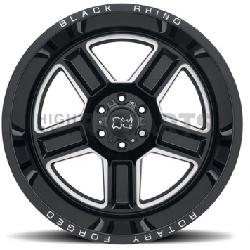 Black Rhino Wheel Canon - 20 x 9.5 Black With Natural Accents - 2095CAN128165B22-2
