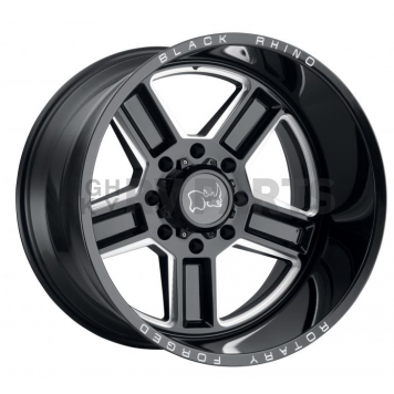 Black Rhino Wheel Canon - 20 x 9.5 Black With Natural Accents - 2095CAN128165B22