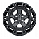 Black Rhino Wheel Cinco - 20 x 9.5 Black With Stainless Bolts - 2095CNC125150B10