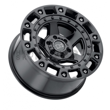 Black Rhino Wheel Cinco - 20 x 9.5 Black With Stainless Bolts - 2095CNC125150B10-2