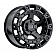 Black Rhino Wheel Cinco - 20 x 9.5 Black With Stainless Bolts - 2095CNC125150B10