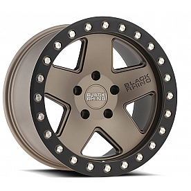 Black Rhino Wheel Crawler - 20 x 9.5 Bronze With Black Lip Ring - 2095CRL125150Z10