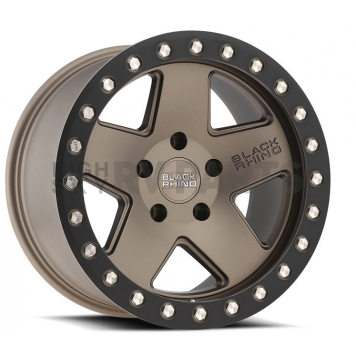 Black Rhino Wheel Crawler - 20 x 9.5 Bronze With Black Lip Ring - 2095CRL125150Z10