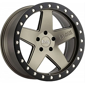Black Rhino Wheel Crawler - 20 x 9.5 Bronze With Black Lip Ring - 2095CRL126135Z87